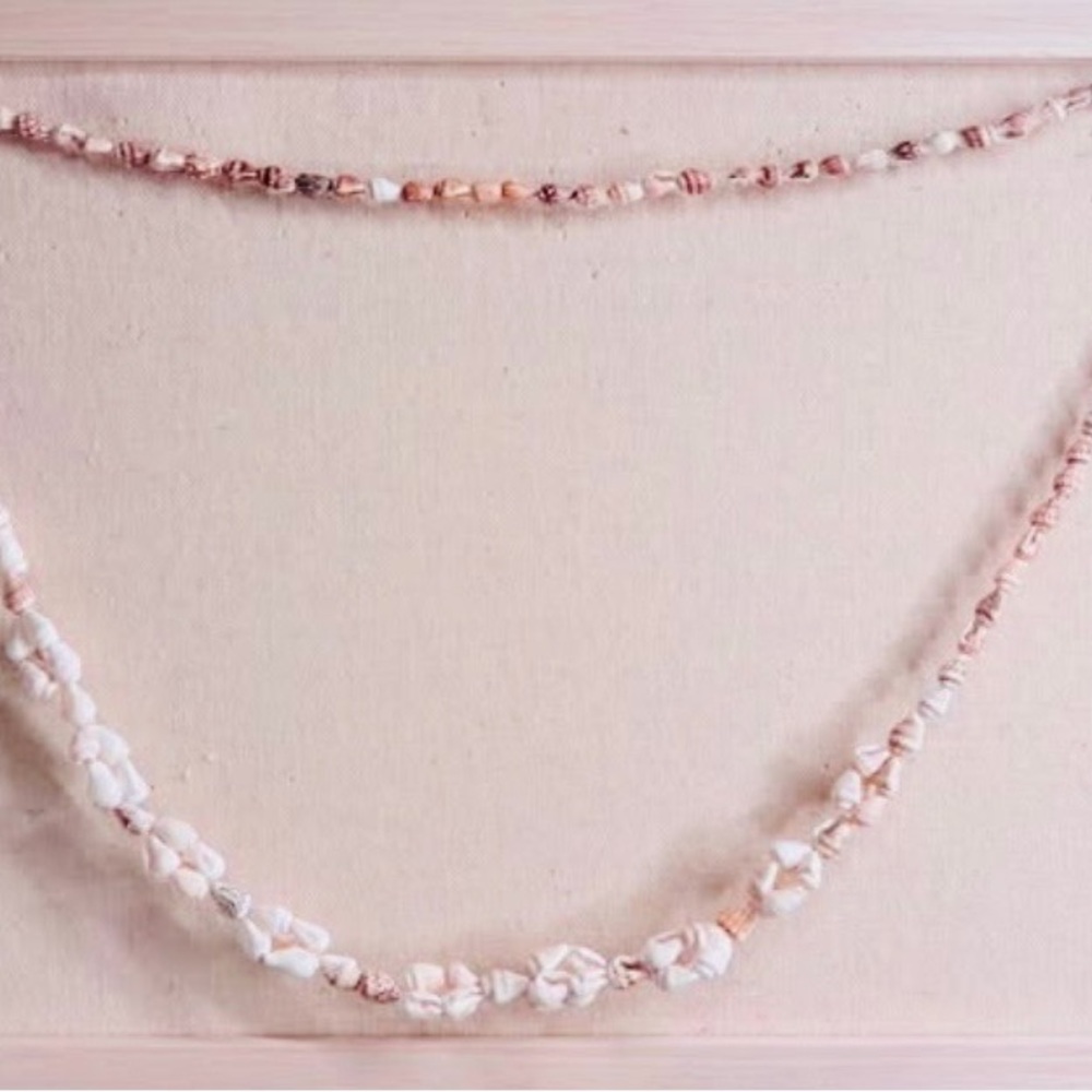 Delicate Real Shell Beaded Layered Necklace - Women Jewelry